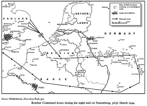 Route-Nuremberg-Raid