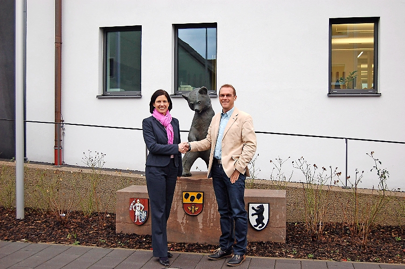 Frau Bianca Müller und Herr Wolfgang Desel, 1. Bürgermeister