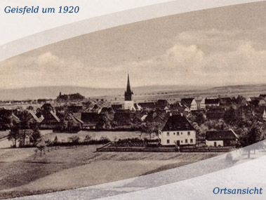 Geisfeld um 1920 Geisfeld um 1920