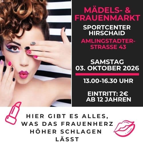 Mädels- und Frauenflohmarkt in Hirschaid: Stöbern, entdecken und Schnäppchen sichern